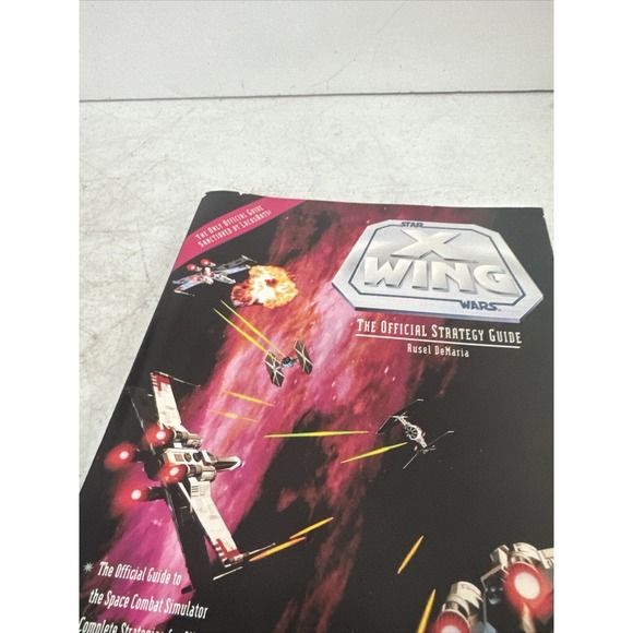 Star Wars X-Wing Prima Offical Strategy Guide ONLY Computer PC 1993 RARE - Picture 5 of 9